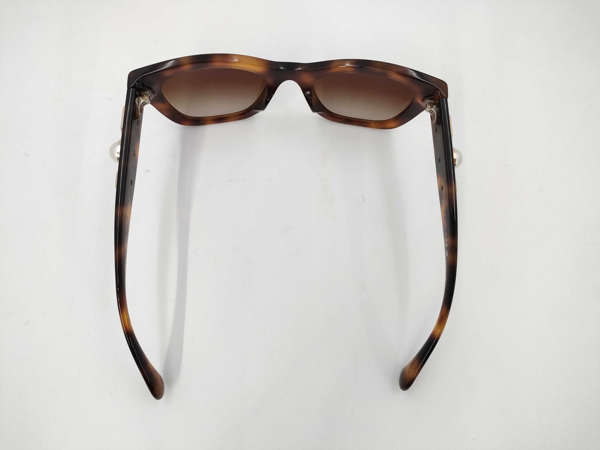 CHANEL Chanel 5478-A Brown Camellia Pearl Sunglasses