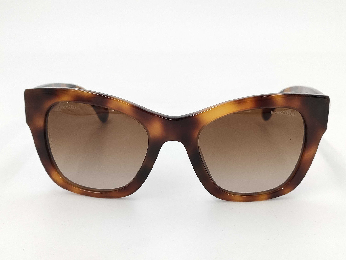 CHANEL Chanel 5478-A Brown Camellia Pearl Sunglasses