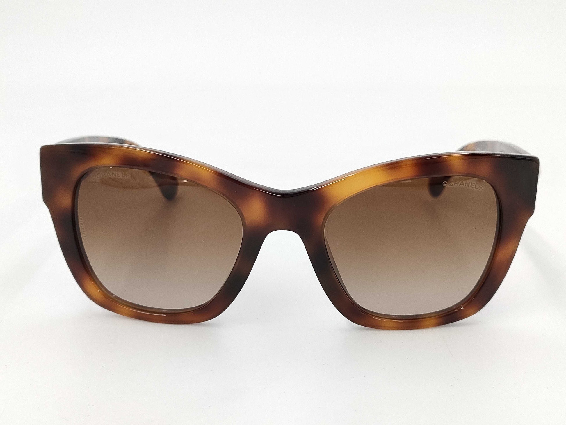 CHANEL Chanel 5478-A Brown Camellia Pearl Sunglasses
