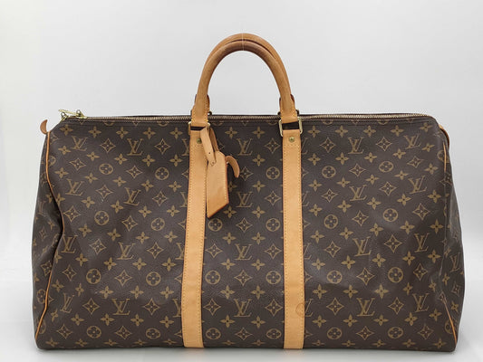 LOUIS VUITTON Monogram Keepall 55 M41424 Boston Bag