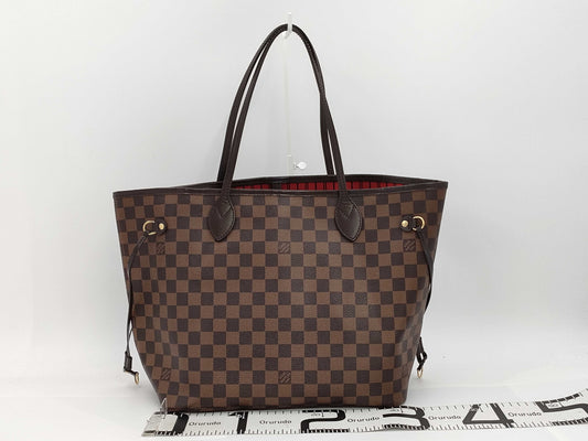 LOUIS VUITTON Damier Neverfull MM N51105 Tote Bag