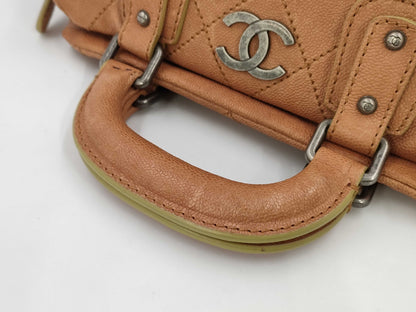 CHANEL Caviar Skin Handbag Handbag