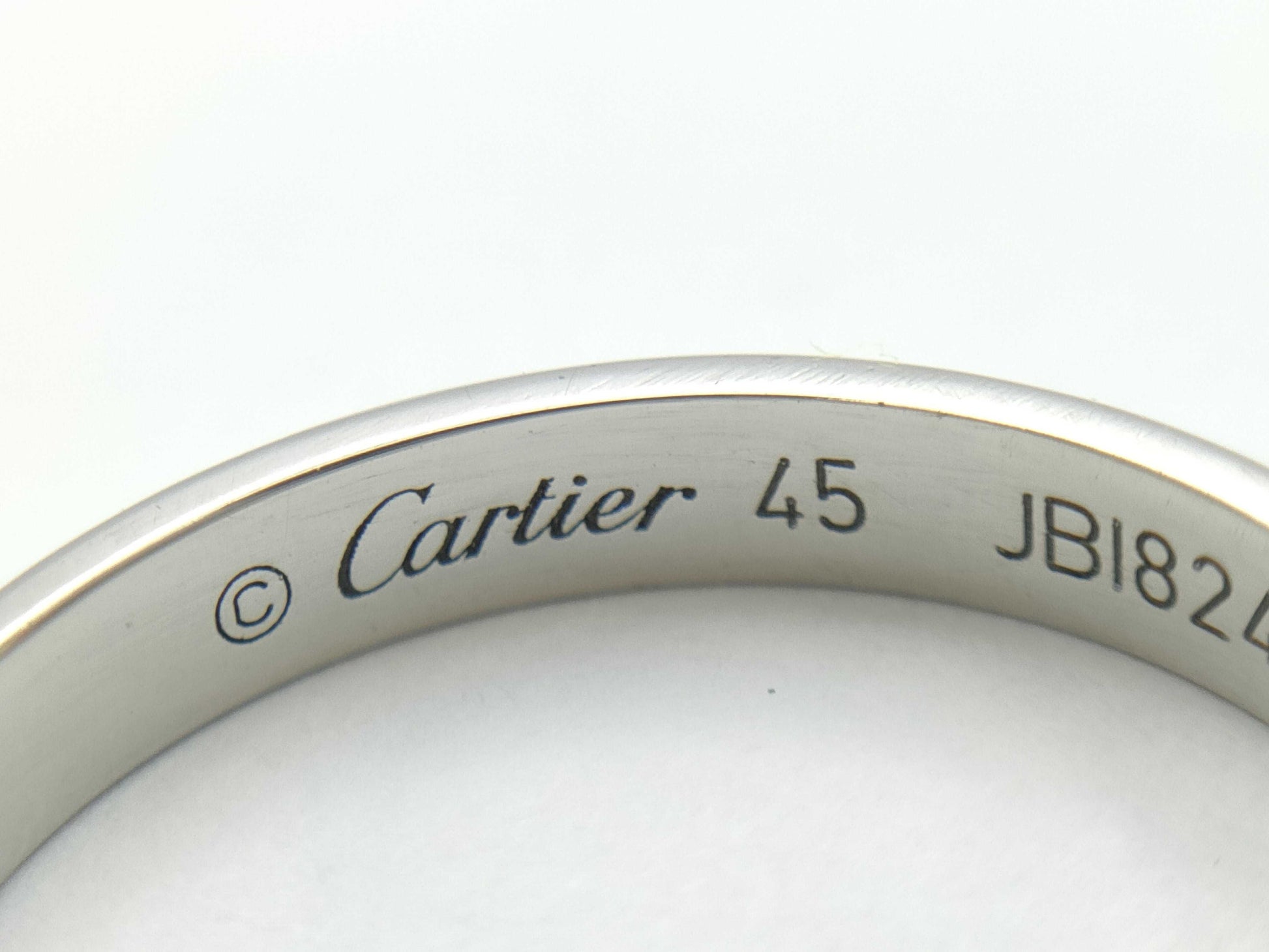Cartier D'Amour #45 PT950 2.4g Ring 