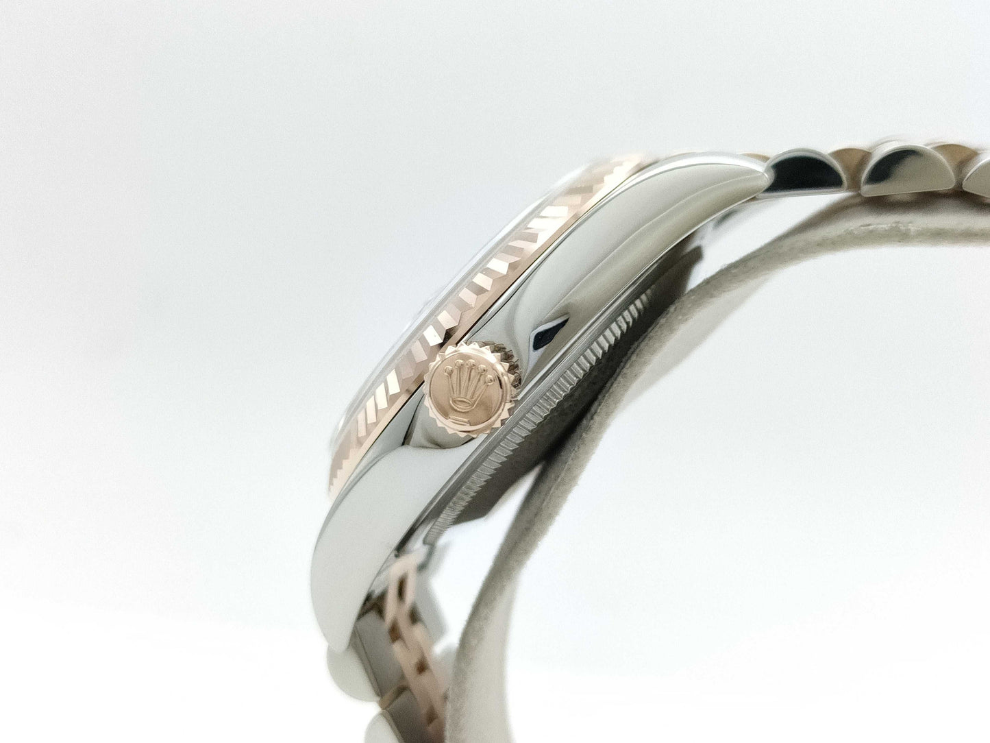 ROLEX 116231G V386480 White Dial Men's Watch