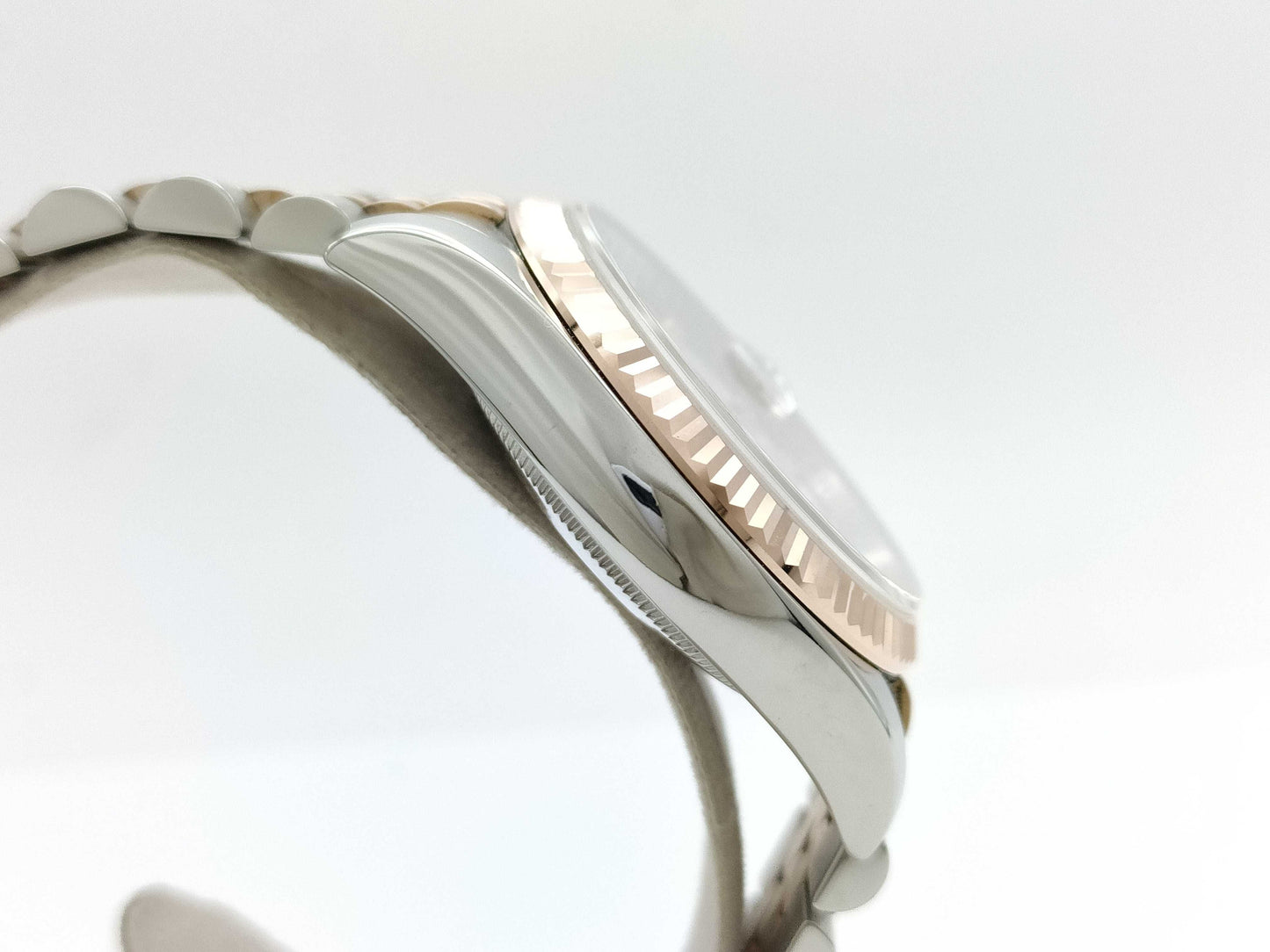 ROLEX 116231G V386480 White Dial Men's Watch