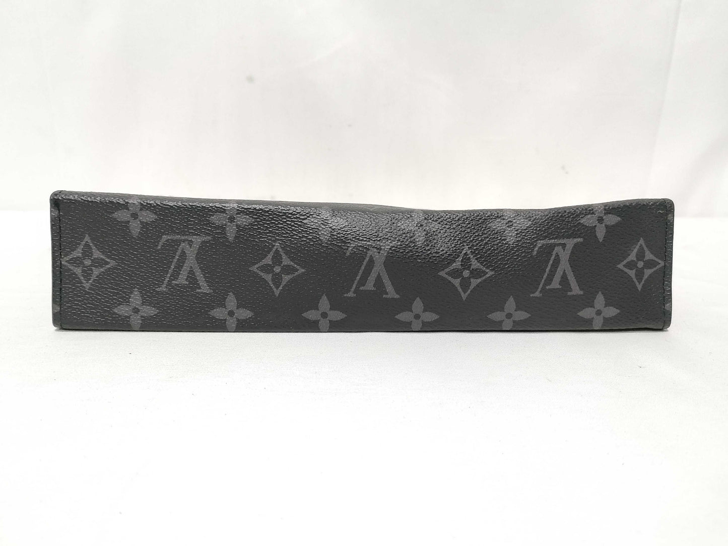 LOUIS VUITTON Monogram ID-Louis Vuitton Monogram Eclipse Pochette Voyage M61692 Black Second Bag