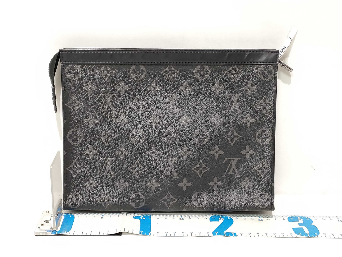 LOUIS VUITTON Monogram ID-Louis Vuitton Monogram Eclipse Pochette Voyage M61692 Black Second Bag