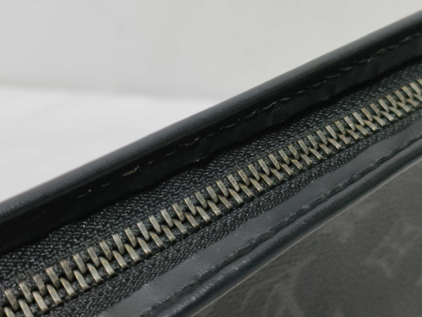 LOUIS VUITTON Monogram ID-Louis Vuitton Monogram Eclipse Pochette Voyage M61692 Black Second Bag