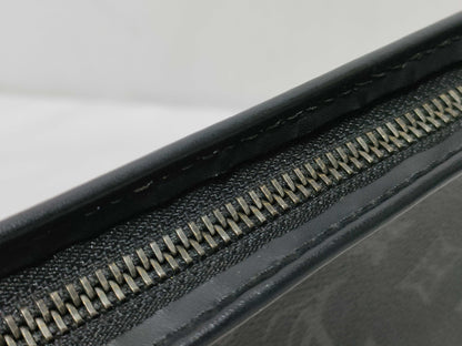 LOUIS VUITTON Monogram ID-Louis Vuitton Monogram Eclipse Pochette Voyage M61692 Black Second Bag
