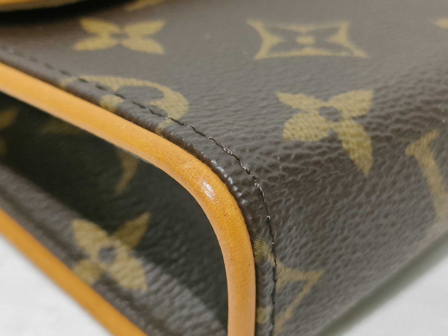 LOUIS VUITTON Monogram SG-Louis Vuitton Monogram Pochette Florentine M51855 Brown FL0015 Waist Bag