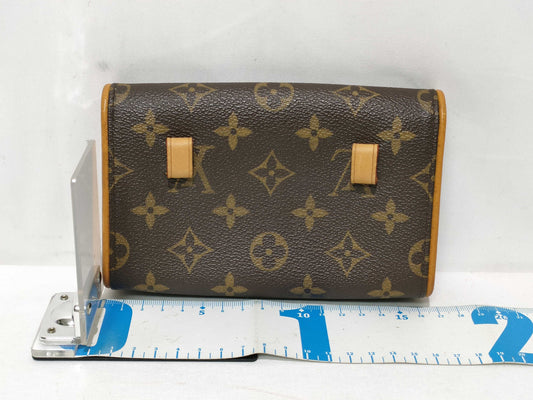 LOUIS VUITTON Monogram SG-Louis Vuitton Monogram Pochette Florentine M51855 Brown FL0015 Waist Bag