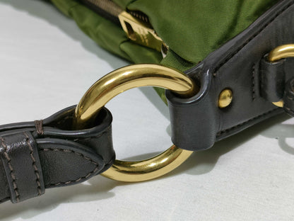 PRADA Nylon SG-Prada Tessuto Shoulder bag Green BR3795 Shoulder Bag