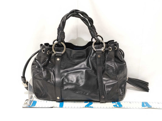 GIVENCHY SG - Givenchy Leather Shoulder Bag Black Handbag