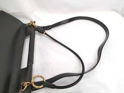 GIVENCHY HK-Givenchy Whip Calfskin Black Shoulder Bag