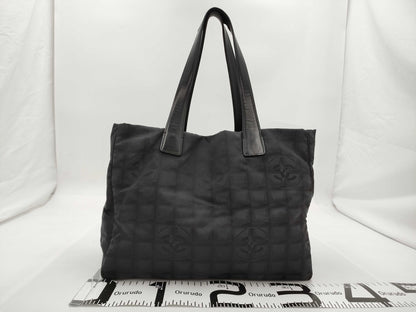 CHANEL New Travel Line Nylon Tote Bag, Black with Gold Hardware, 8888629