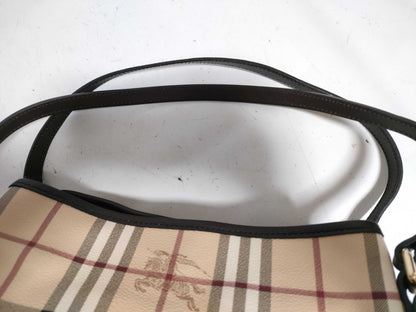BURBERRY HK - Burberry 3908601 Haymarket Check Shoulder Bag