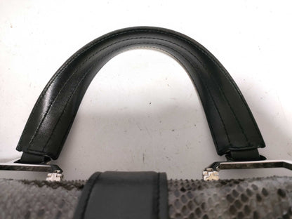 miu miu miu leather x harako 2-way handbag black 5BA133 handbag