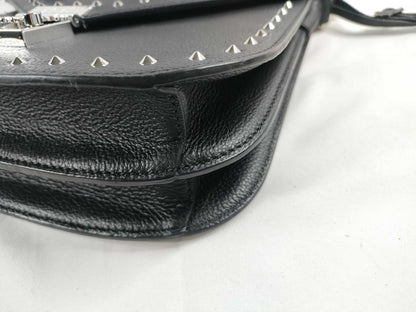 MCM SG-MCM Patricia Leather Shoulder bag Black Shoulder Bag