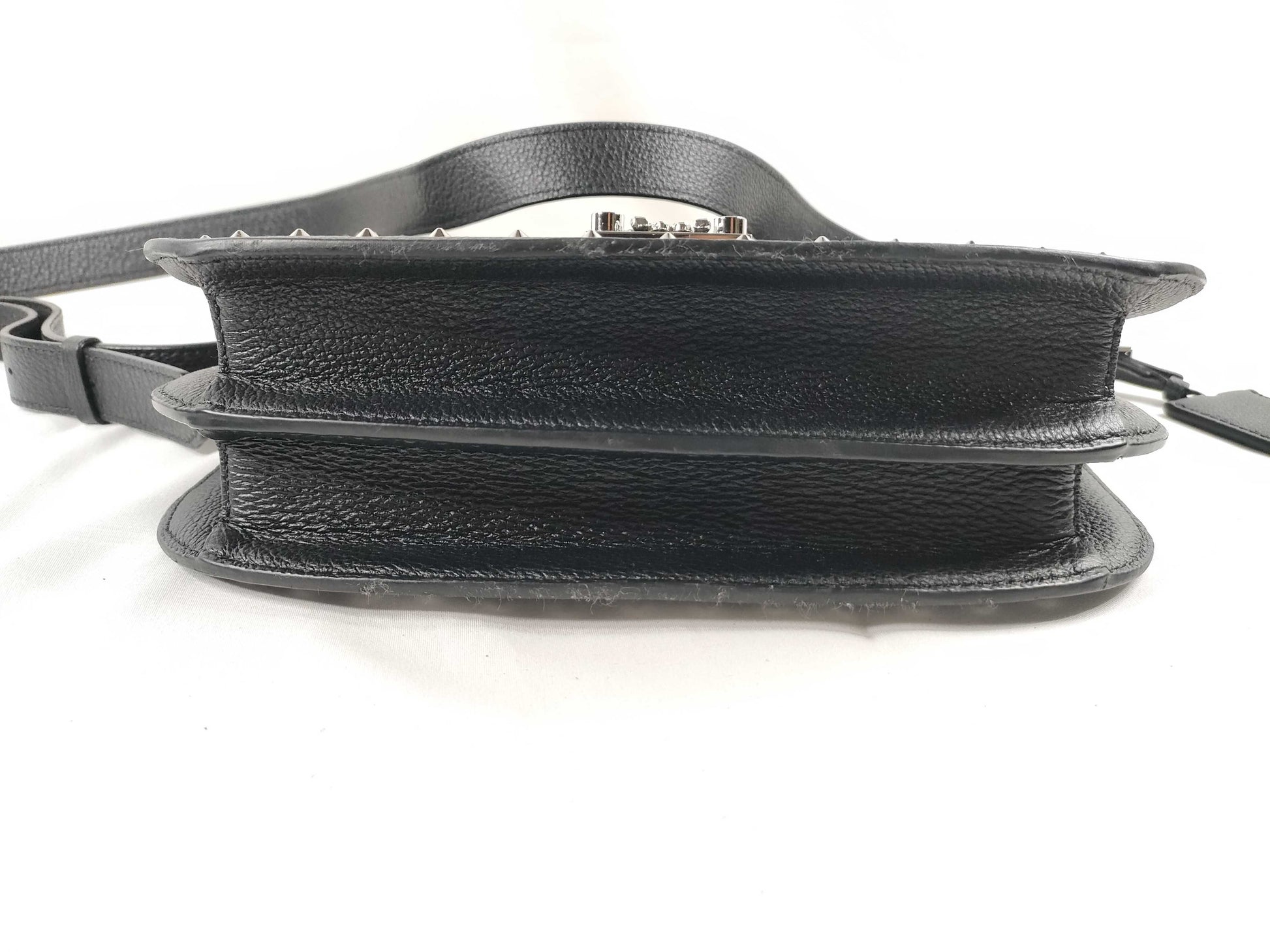 MCM SG-MCM Patricia Leather Shoulder bag Black Shoulder Bag
