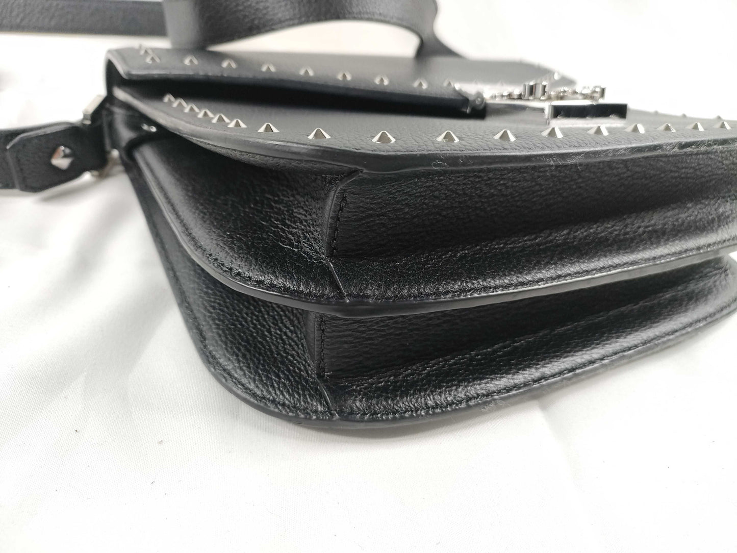 MCM SG-MCM Patricia Leather Shoulder bag Black Shoulder Bag