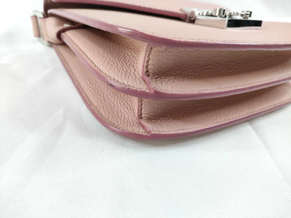 MCM SG-MCM Patricia Park Avenue Leather Shoulder Bag Pink Shoulder Bag