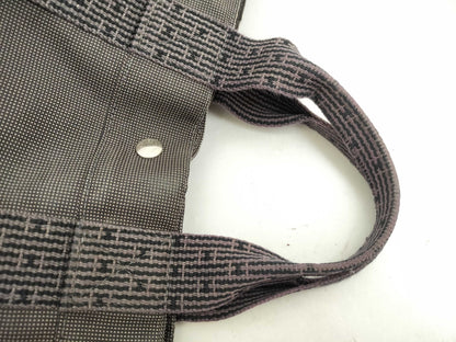 HERMES Aleline Hermes Aleline MM Canvas Tote Bag Navy Tote Bag
