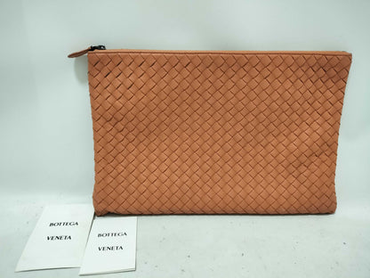 BOTTEGA VENETA Intrecciato Leather Clutch Bag Pouch