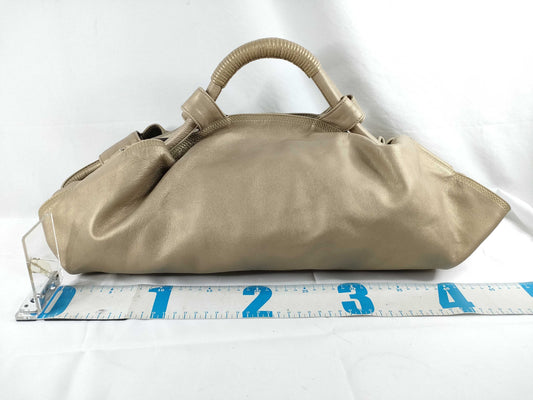 LOEWE Nappa Aire Leather Handbag Gold Handbag
