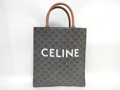 CELINE Vertical Hippopotamus PVCx Leather Tote Bag Tote Bag