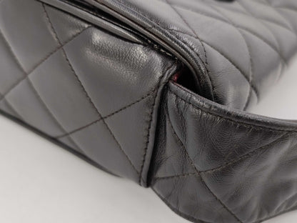 CHANEL Lamb Matelasse Shoulder Bag with Seal