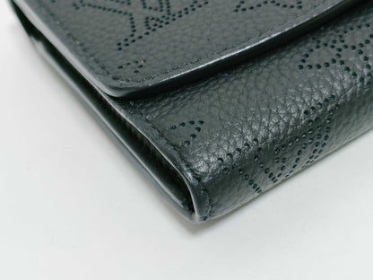 LOUIS VUITTON Mahina Monogram Punched Folding Wallet IC Reactive Wallet