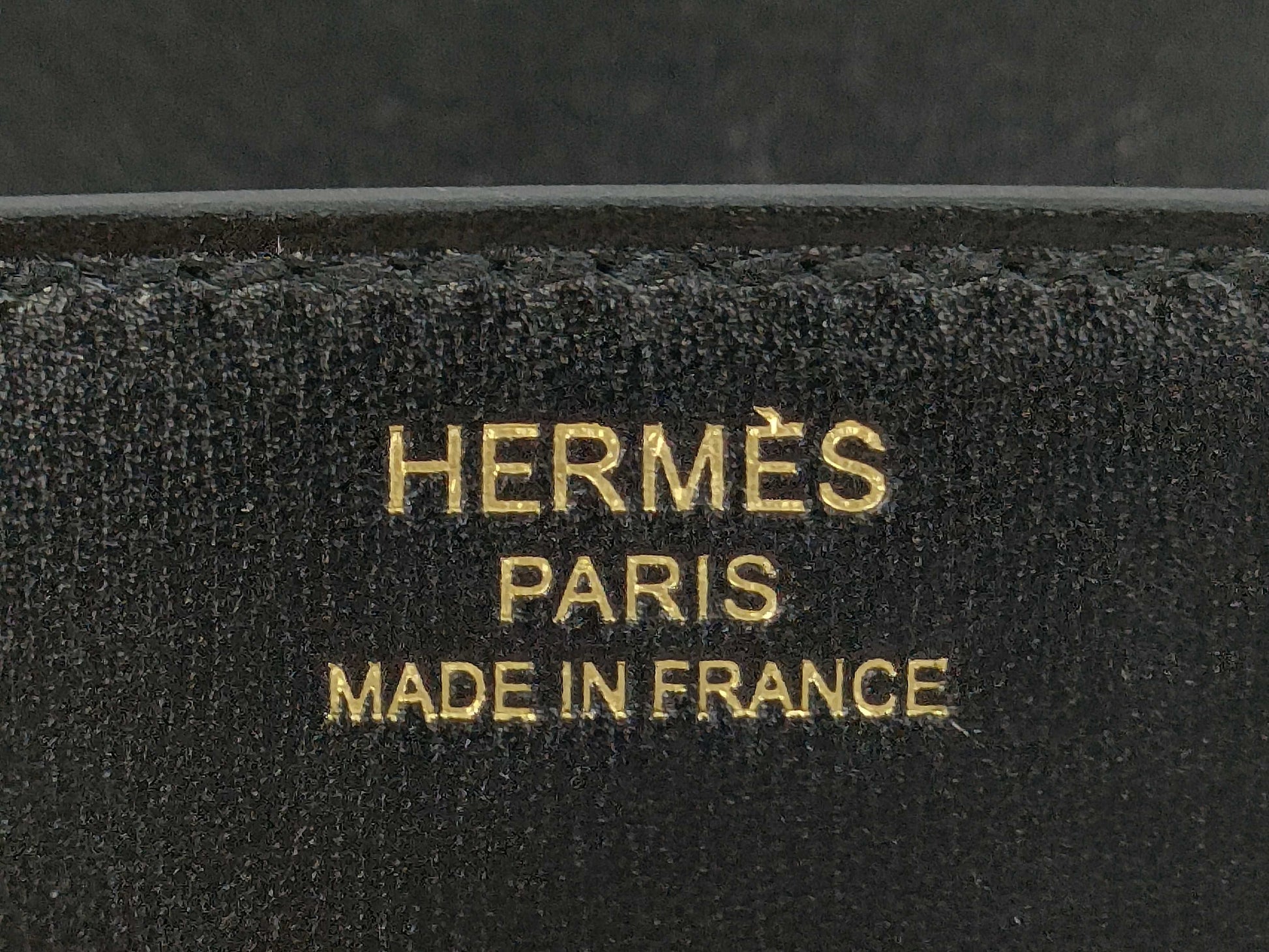 HERMES Birkin Serie 25 Box Calf U-stamped Black Handbag