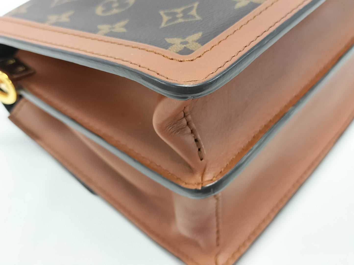 LOUIS VUITTON Monogram Reverse Dauphine MM Shoulder Bag