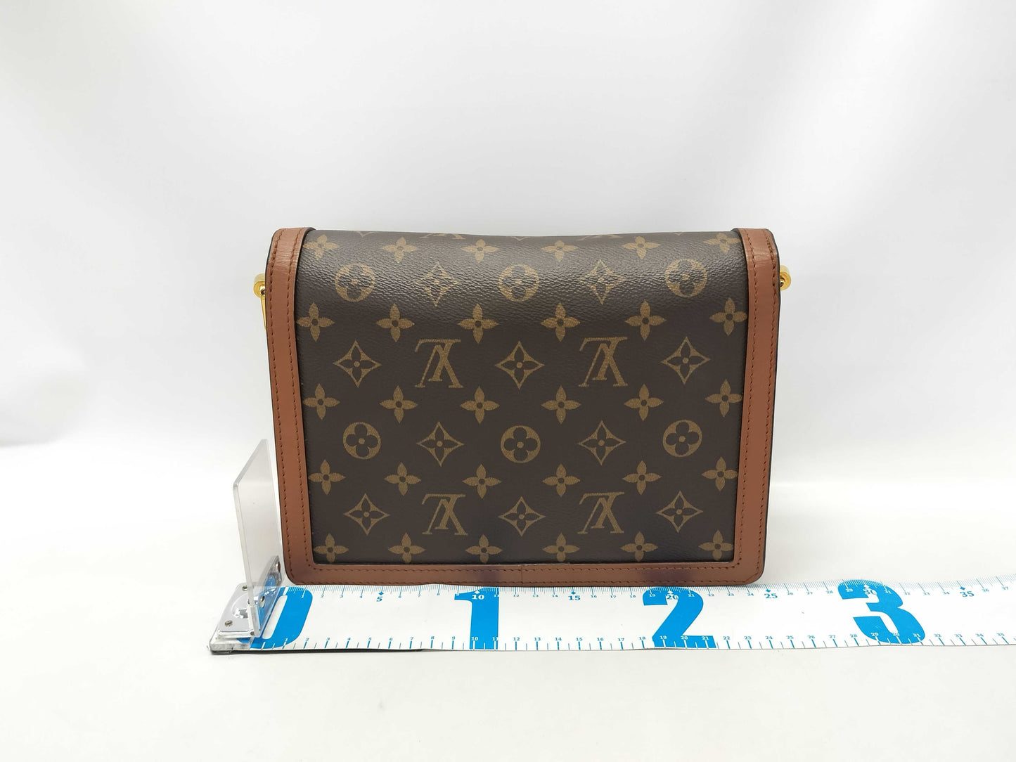 LOUIS VUITTON Monogram Reverse Dauphine MM Shoulder Bag