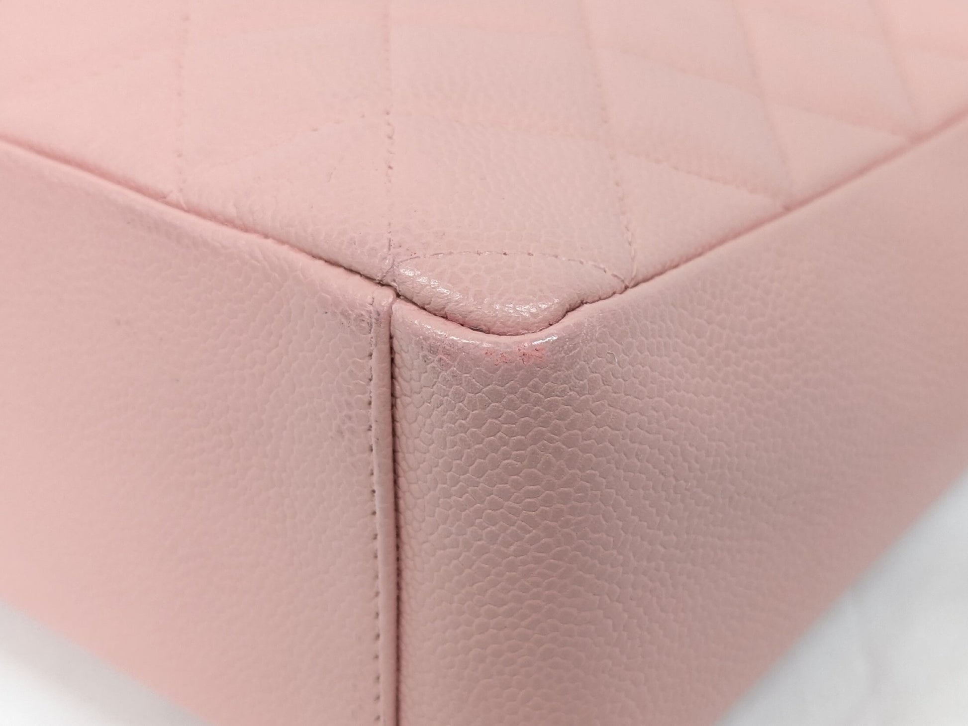 CHANEL Caviar Skin PST Pink Tote Bag