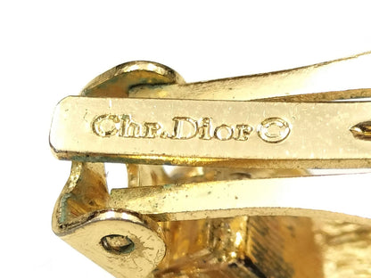 Dior Christian Dior Earrings with Colored Stones and Rhinestones