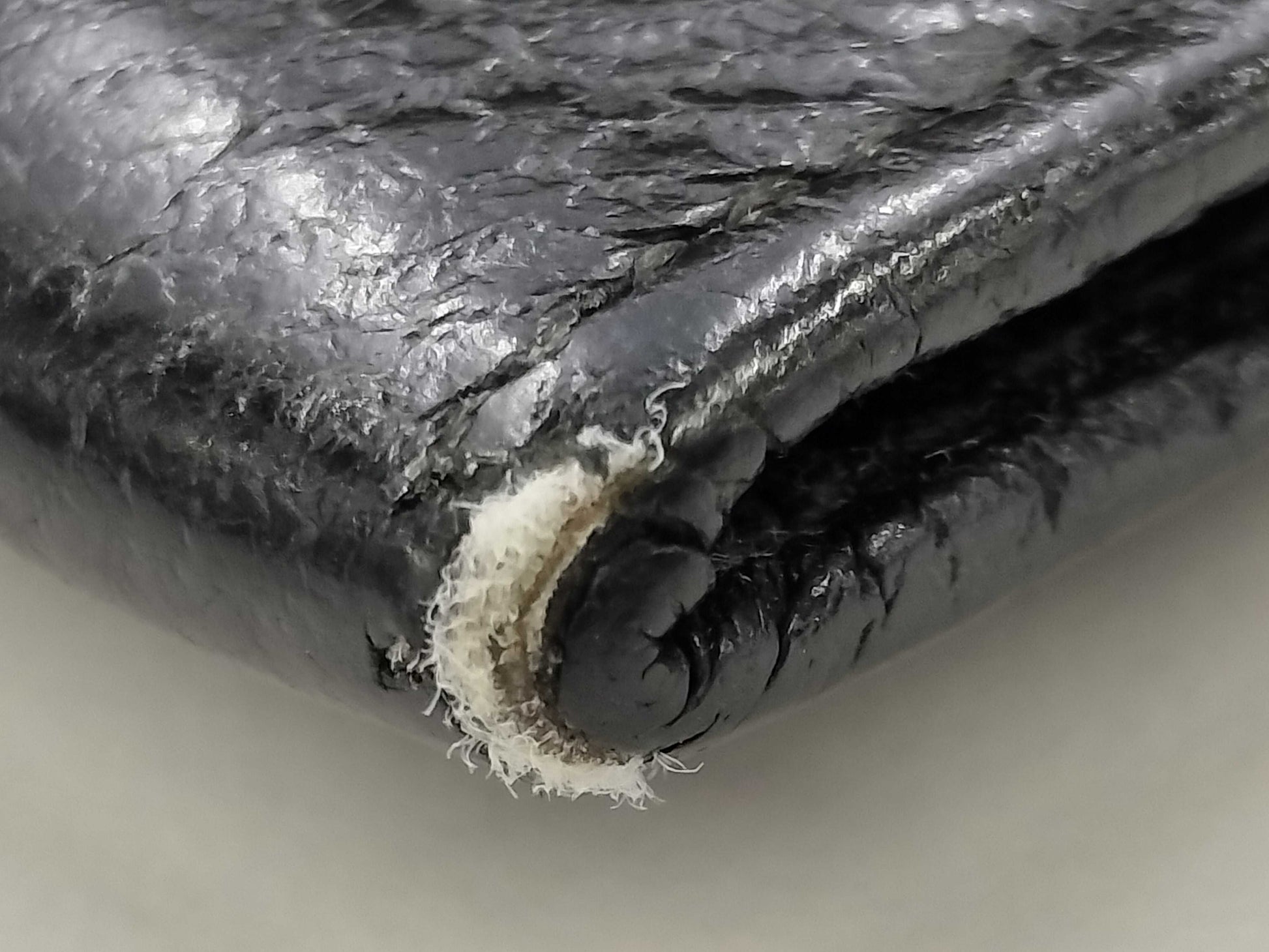 CHANEL Coco Mark Card Case with Metal Key Ring, Black Leather Coin Case