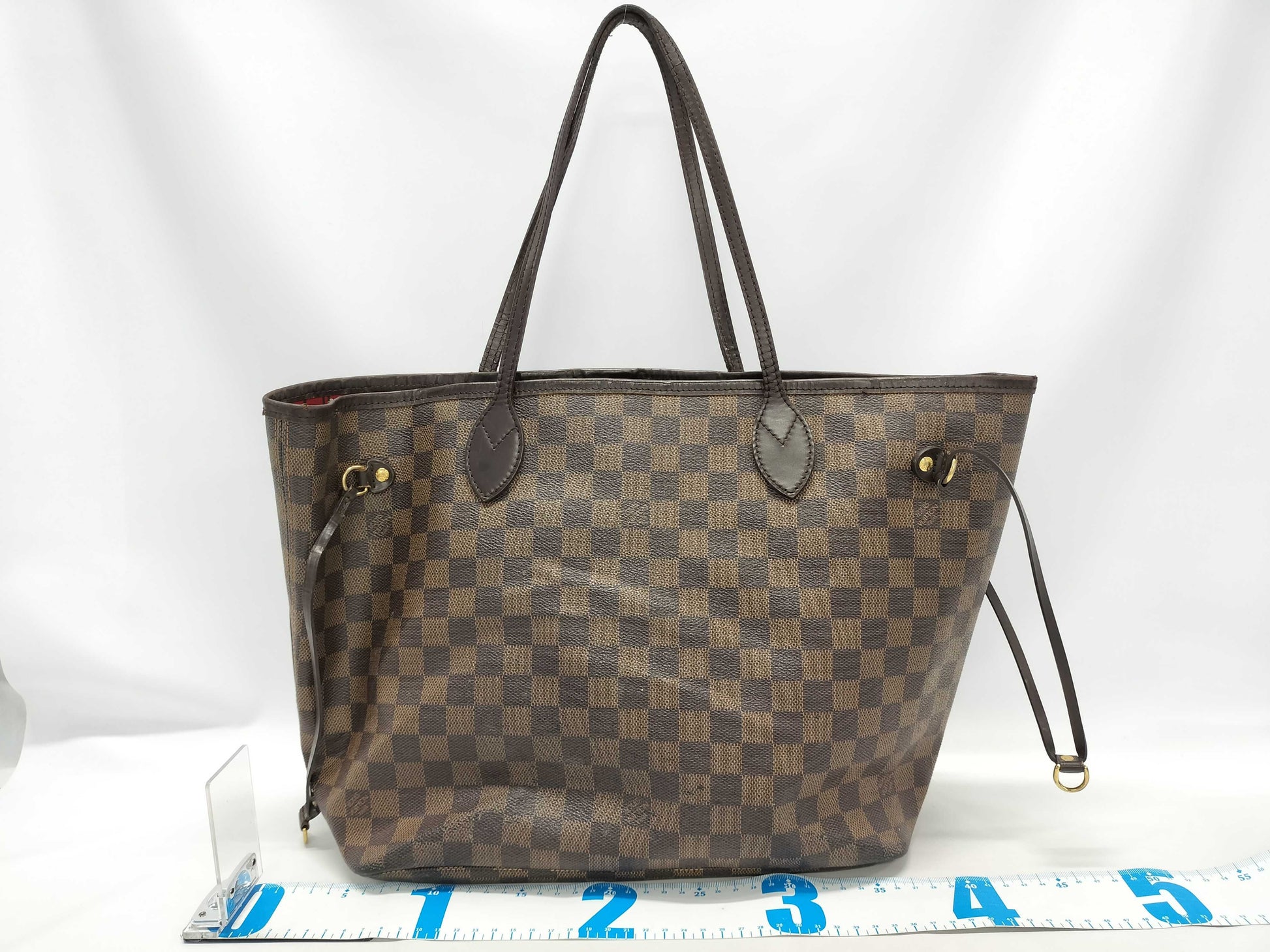LOUIS VUITTON Damier Neverfull MM Tote Bag