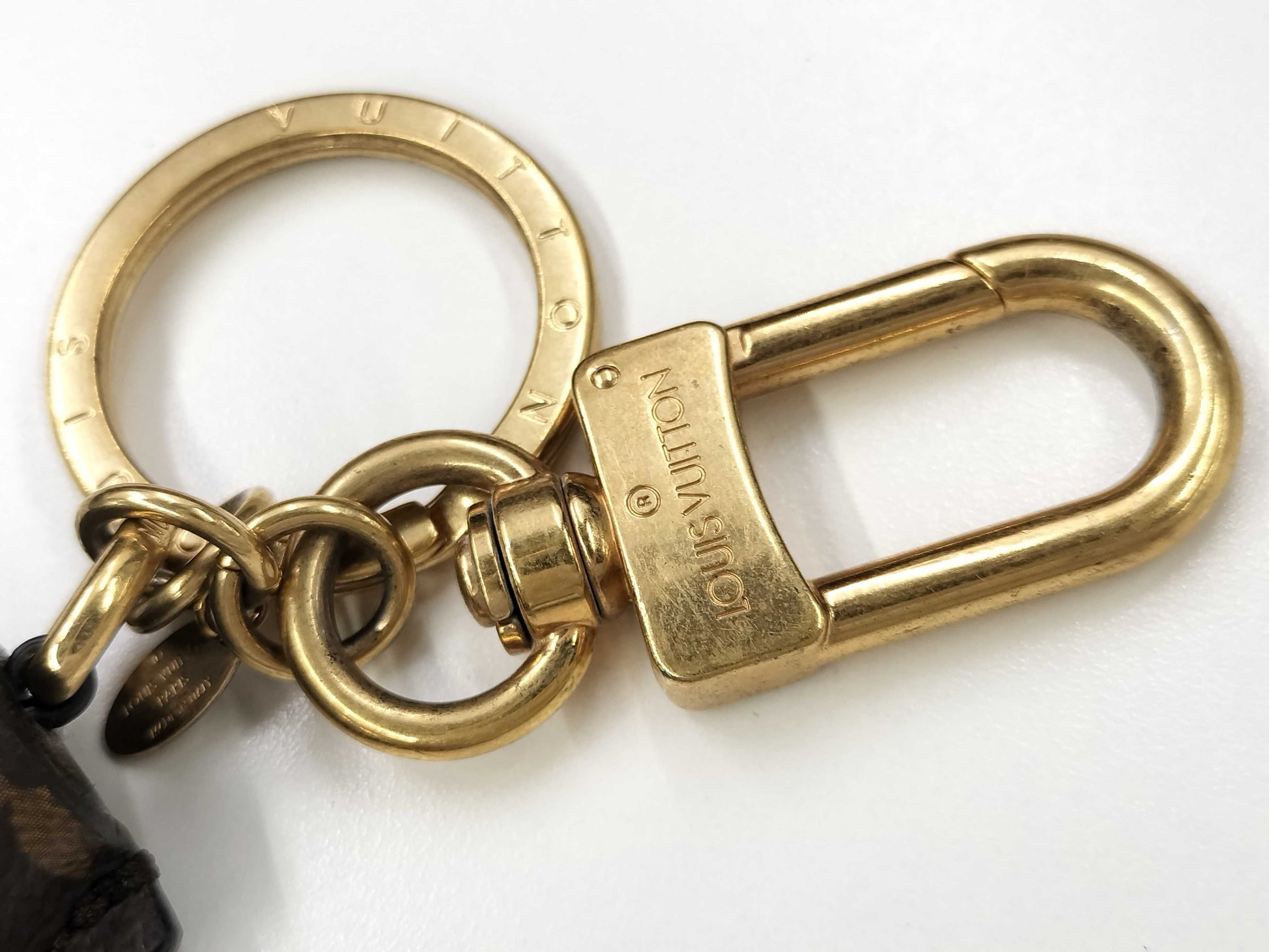 LOUIS VUITTON Monogram Tassel Bag Charm Key Case/Key Holder