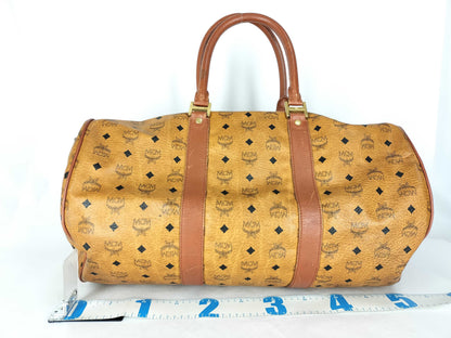 MCM MCM Boston Bag Visetos Pattern Boston Bag