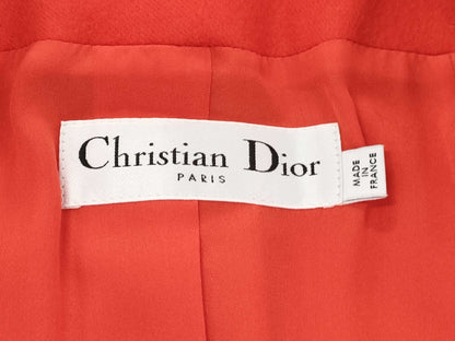 Dior 100% Cashmere ◎ Christian Dior Coat, Beautiful Silhouette, Red, Recent Model, Current Tag, Luxury Material, Size 40 Coat