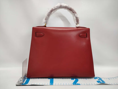 HERMES Kelly Red Handbag