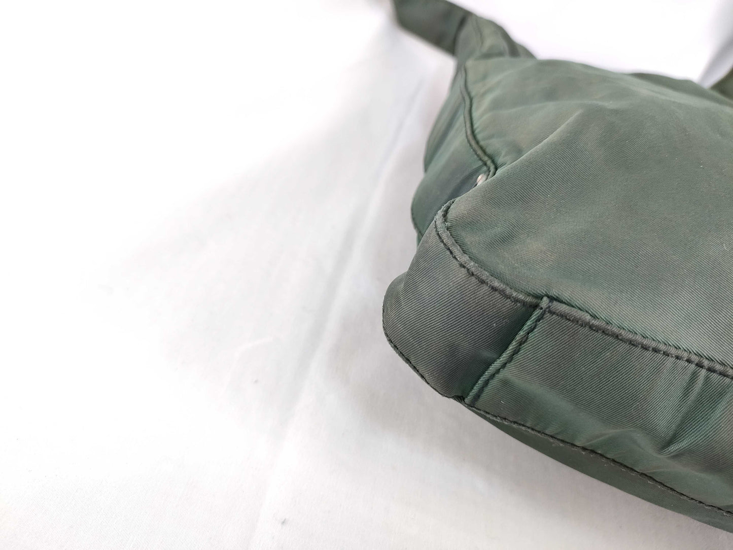 PRADA PRADA Triangle Logo Asymmetrical Bag Shoulder Bag