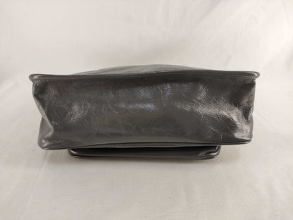 SAINT LAURENT Exquisite SAINT LAURENT Niki YSL Logo Chain Shoulder Bag Grey Shoulder Bag