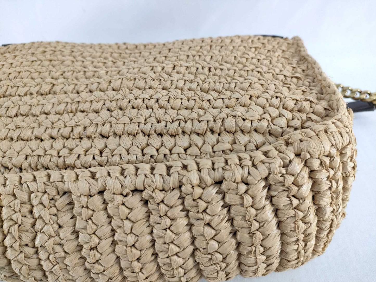 SAINT LAURENT Saint Laurent YSL Raffia W Chain Shoulder Bag Shoulder Bag