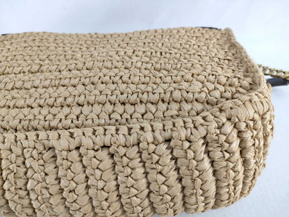 SAINT LAURENT Saint Laurent YSL Raffia W Chain Shoulder Bag Shoulder Bag