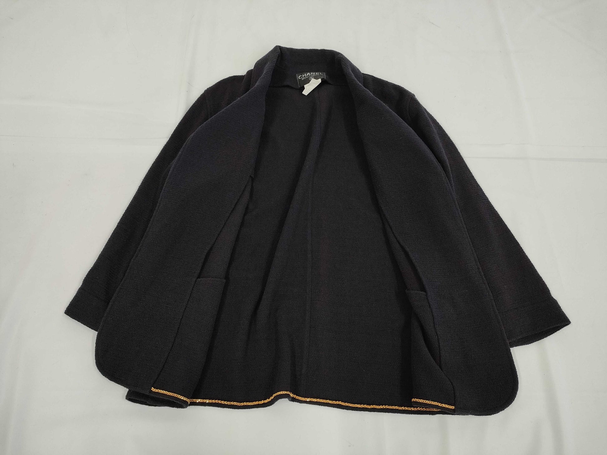 CHANEL 95A Coco Mark Chain 38 Coat