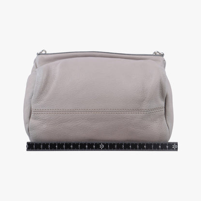 GIVENCHY Pandora Grey Leather EF E 0186 Shoulder Bag
