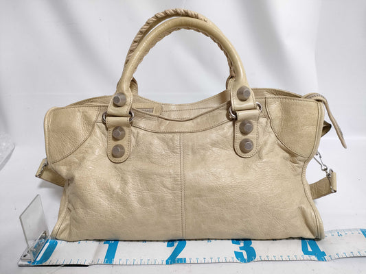 BALENCIAGA The Giant City BALENCIAGA Balenciaga 2-way Tote Bag Shoulder Bag Leather The Giant City THE CITY Classic Handbag