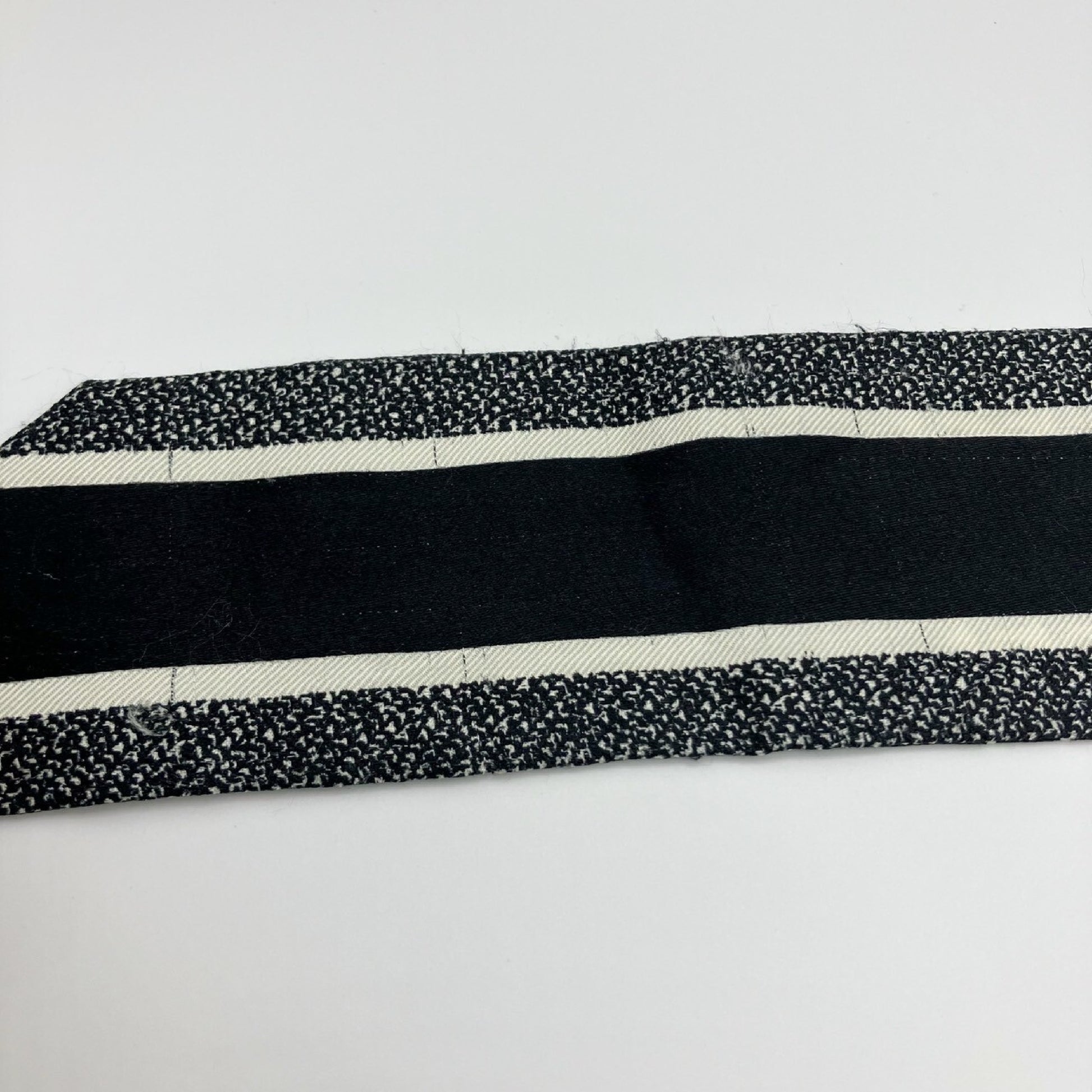 Dior Mitzah Silk Scarf, Houndstooth Pattern, Black Other Accessories